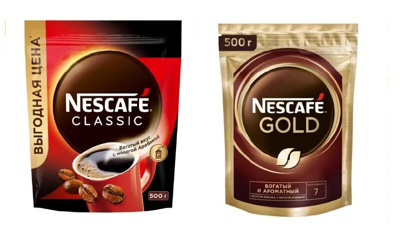Nescafe gold сублимированный с добавлением молотого пакет