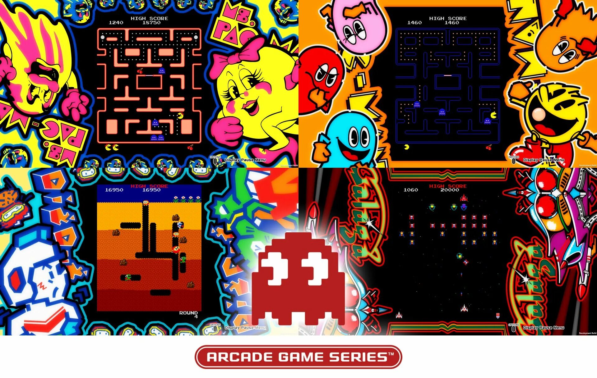 Игры на сериес s. Arcade game Series: Pac-man. Arcade game Series: dig dug. Arcade game Series: Galaga. Namco Arcade games.