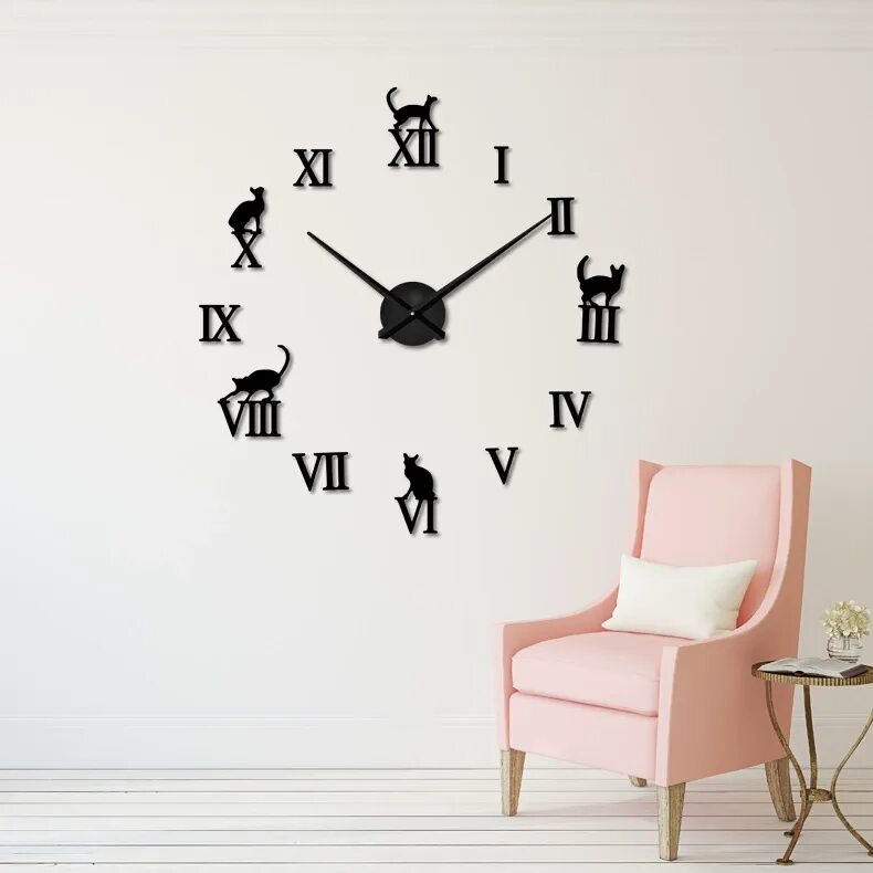 Часы делает сами. Креативные настенные часы. Часы на стену без корпуса. Дизайнерские часы настенные креативные. Часы с кошками настенные.