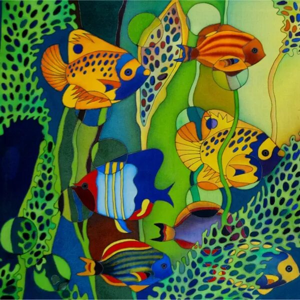 пластилинография для детей морское дно. поделка подводный мир. батик морское дно. пластилиновая живопись. морские кораллы.