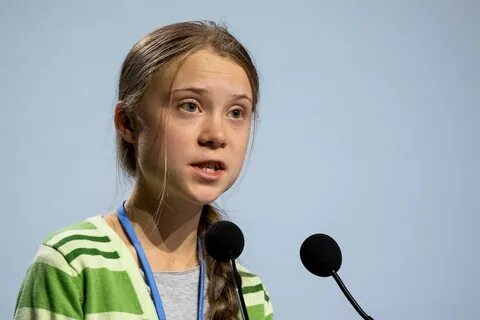 Greta Thunberg. 