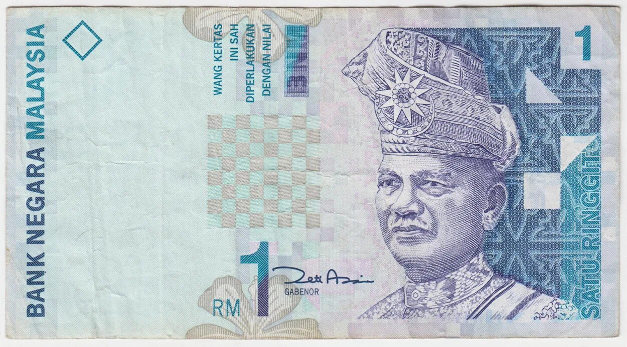 Малайзия 1 ринггит. 1 Ринггит Малайзия банкнота. Малайзия 1 ринггит 2000. Малазийская валюта. Ринггит малайзия