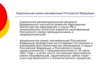 Рамки квалификаций