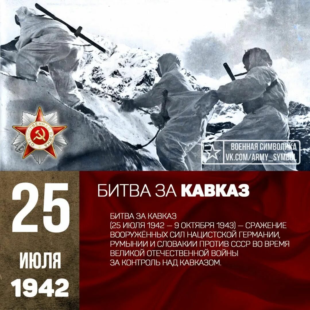 Календарь дат вов