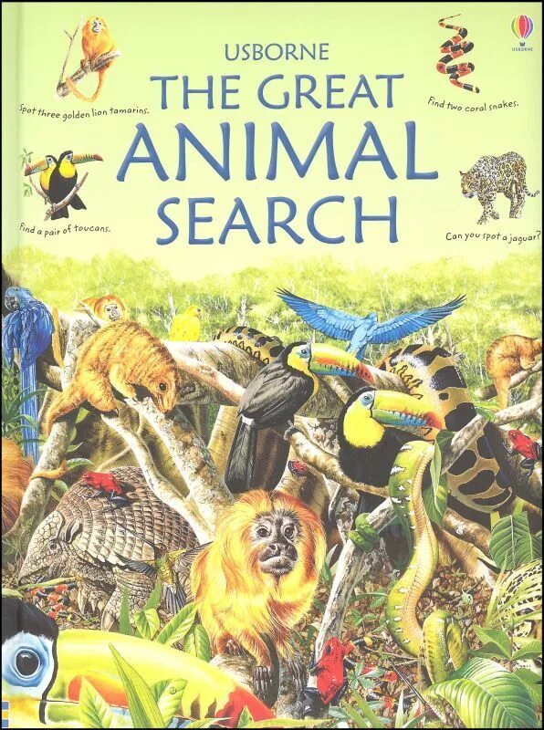 Animal search. Книга the great animal search.