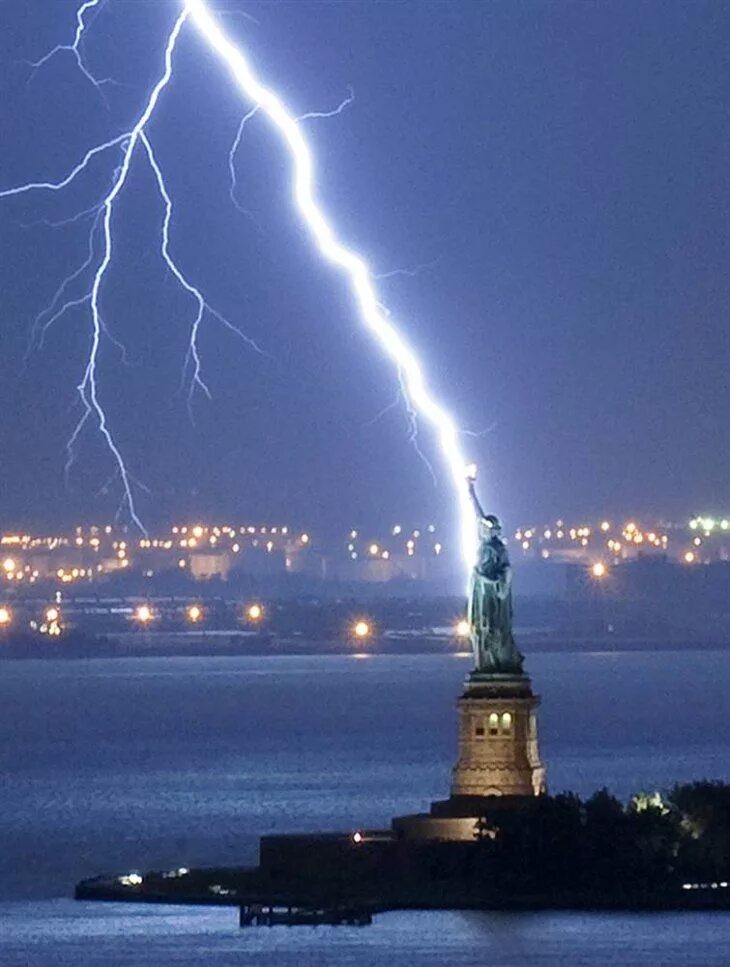 Strike by lightning