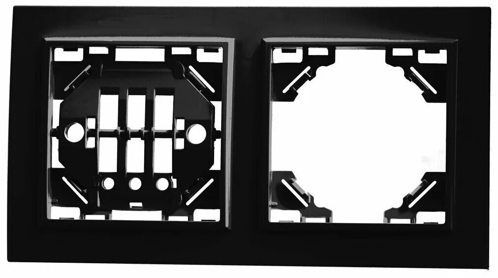 Рамка двухместная. Рамка трехместная горизонтальная для выключателей Размеры.
