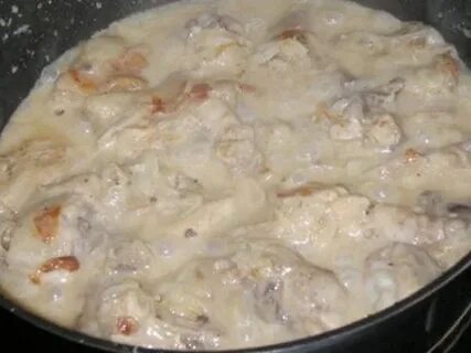 Курица филе сметана чеснок