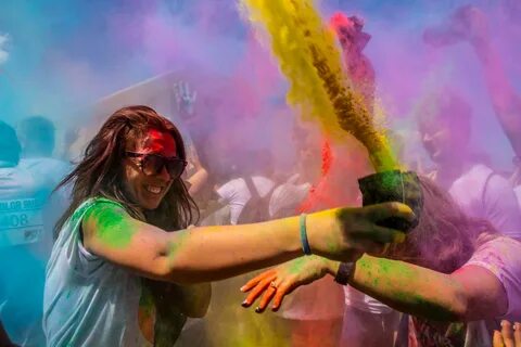 Happy colorful
