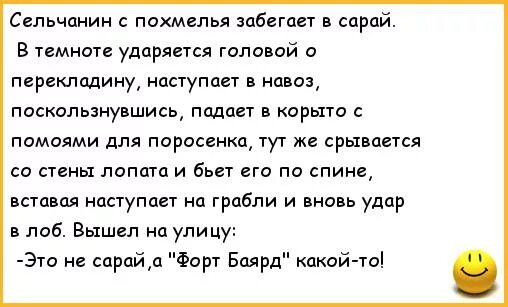 Похмелье читать. Сельчанин с похмелья забегает в сарай. Анекдоты про похмелье. Проснулся с похмелья. Анекдоты про похмелку.