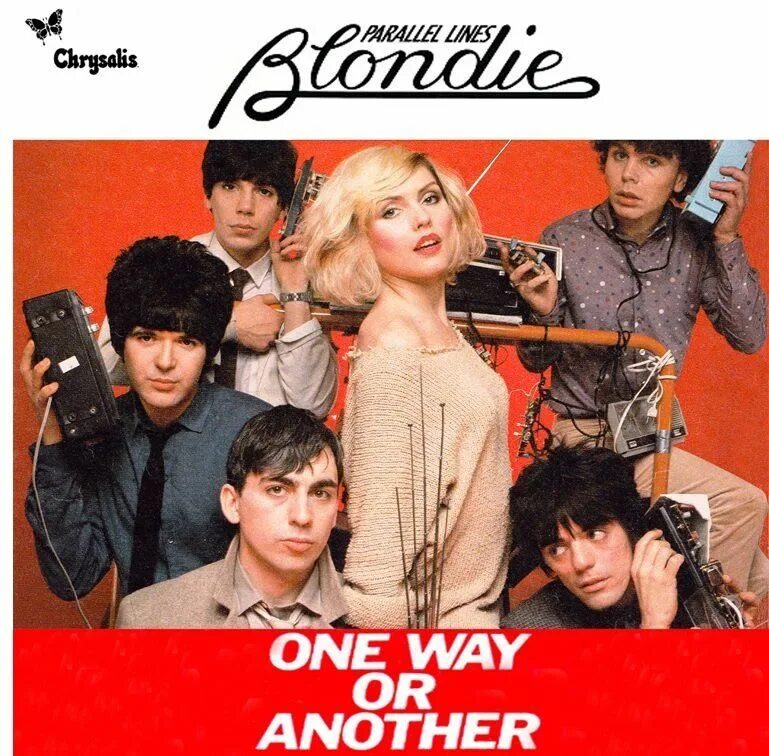 Found another one. Блонди группа Parallel lines. Blondie обложка. Blondie one way or another. Blondie группа фото.