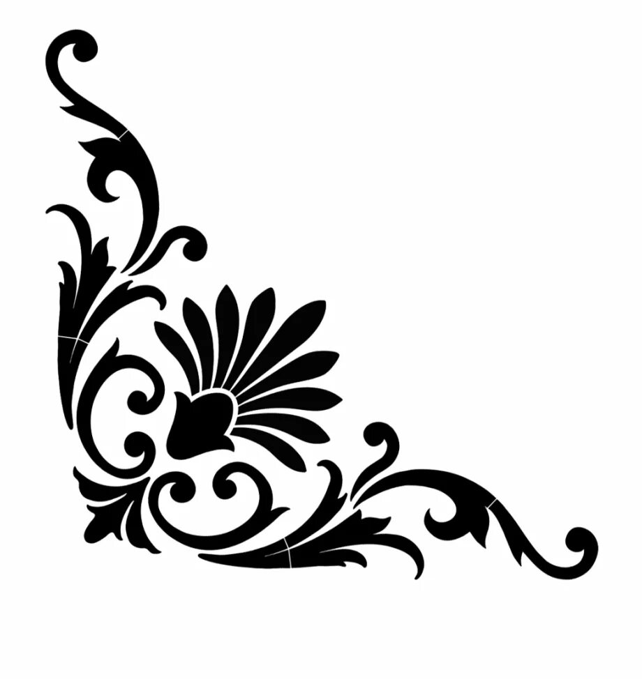 Угловой узор. Corner design. Узор уголок. Узор уголок. Красивые узоры.