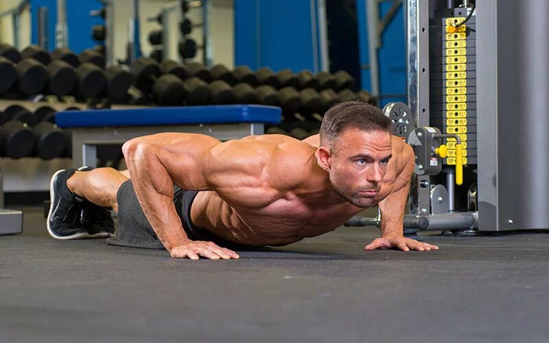 отжимания кроссфит. Push ups. чарльз линстер. развитие силы отжиманиями. отжимания от пола.