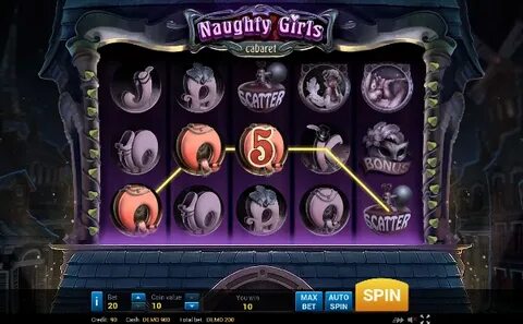 Слот Naughty girls Cabaret в казино play fortuna