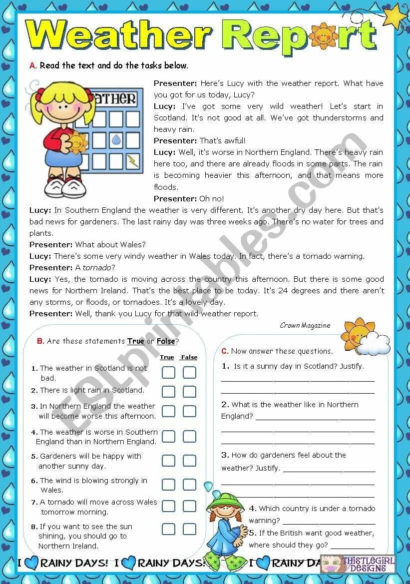 Английский упражнения weather reading. Weather Worksheets 6 класс. Weather tasks. Worksheets on weather.