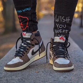 Nike air jordan travis scott high