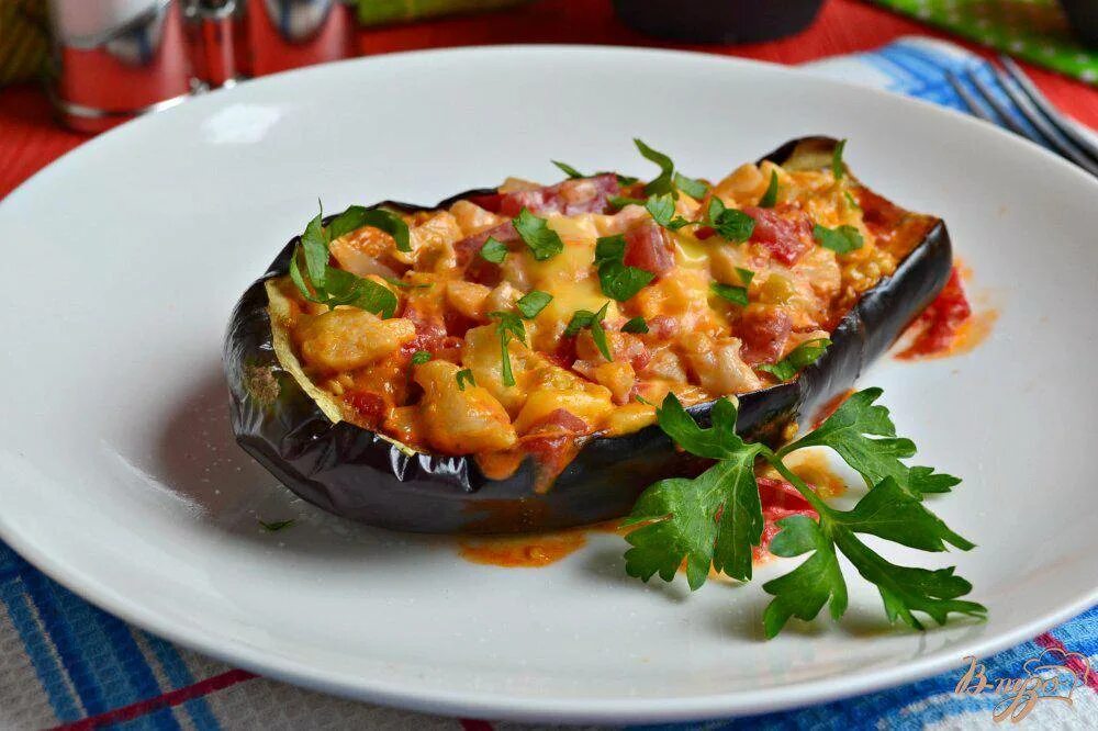Рецепты баклажанов в духовке с овощами