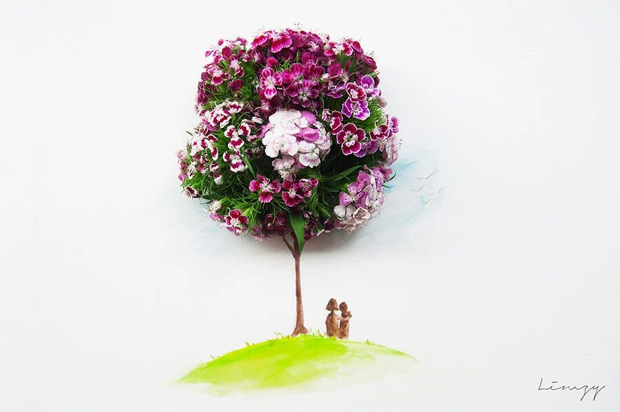Using flowers