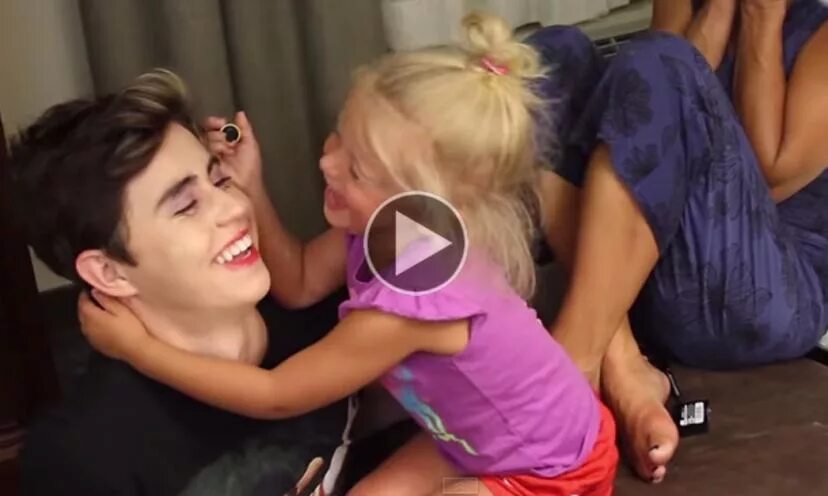 Sister give to me. Cameron Dallas and mom. Mine and Nash. Hayes Grier and his younger sister, Skylynn, before the show (haha and you can tell that. Sister does my Makeup subscriber Special.