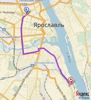 Маршрут ярославский