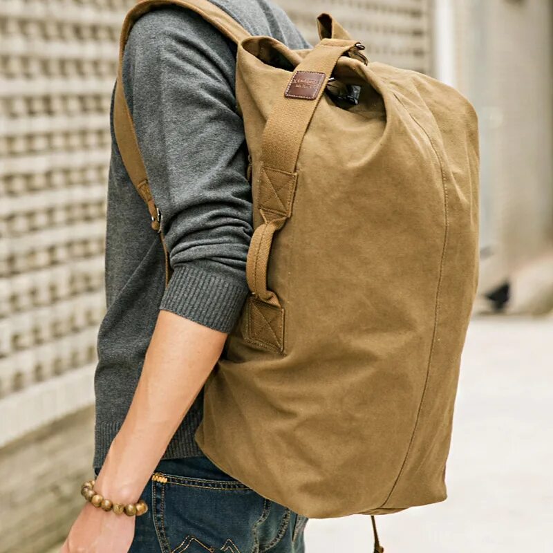 Canvas backpack