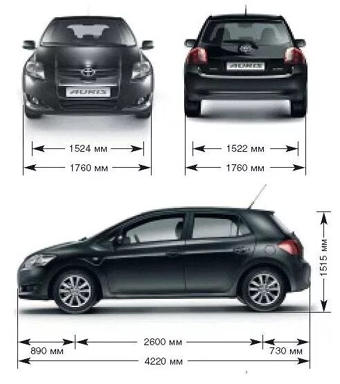 Габариты тойота аурис 2008. Размеры тойота аурис 2007. Toyota auris 2006. Габариты тойота аурис 2008 хэтчбек. Габариты тойота аурис 2015.