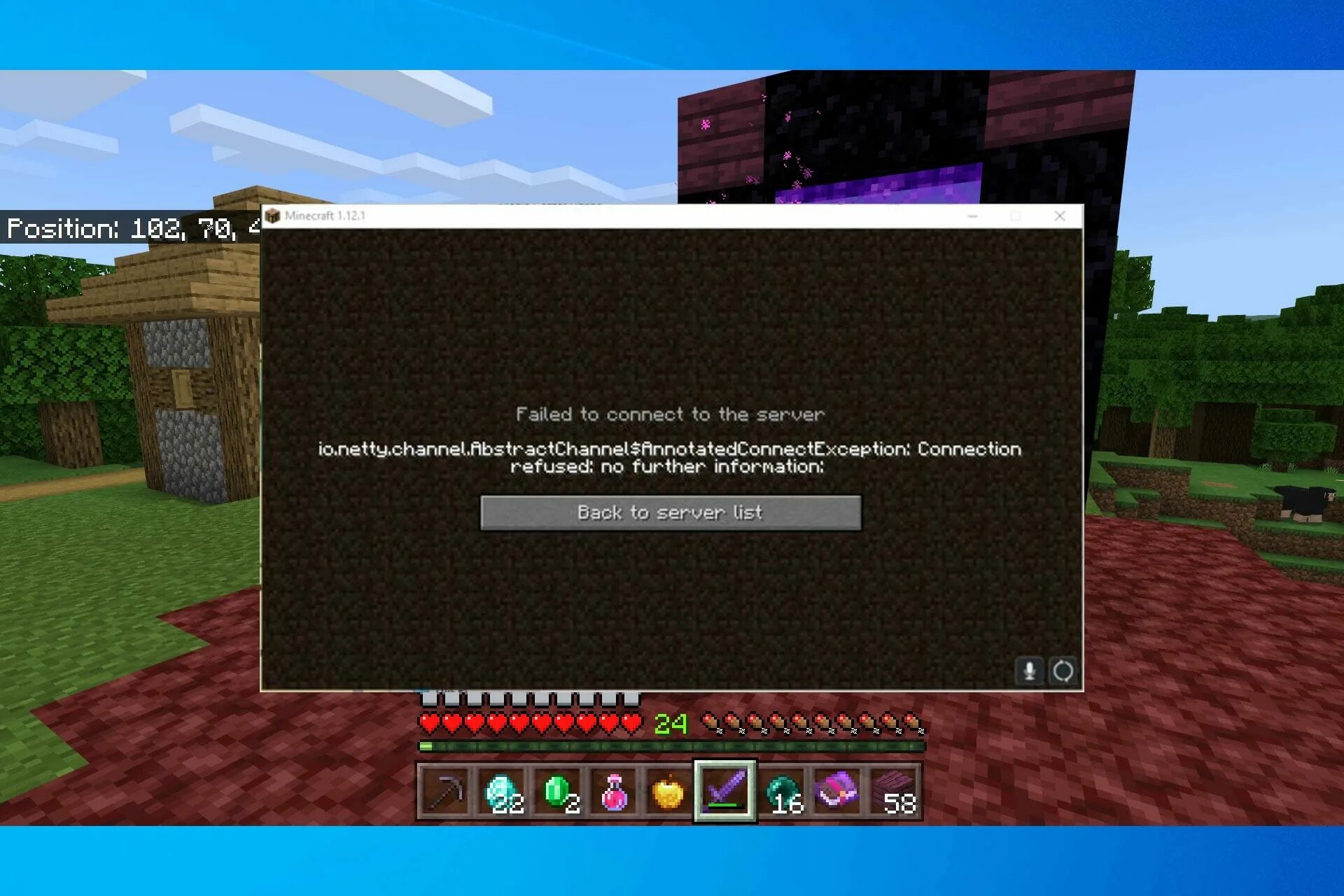 Connection refused minecraft. Ошибка майнкрафт io.Netty.channel.abstractchannel$annotatedconnectexception. Ошибка майнкрафт no further information. Ошибка в майнкрафт io.Netty.channel. Io Netty ошибка майнкрафт.