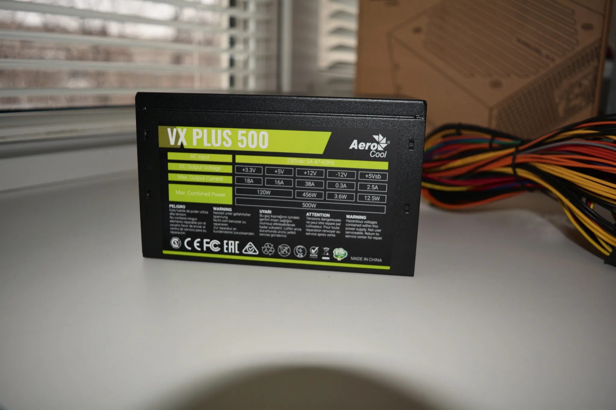 Vx plus series. БП AEROCOOL VX Plus 500. AEROCOOL 500w VX 500 Plus. Блок питания AEROCOOL VX Plus 500w [VX-500 Plus]. Блок питания 500w AEROCOOL VX-500 Plus Box.