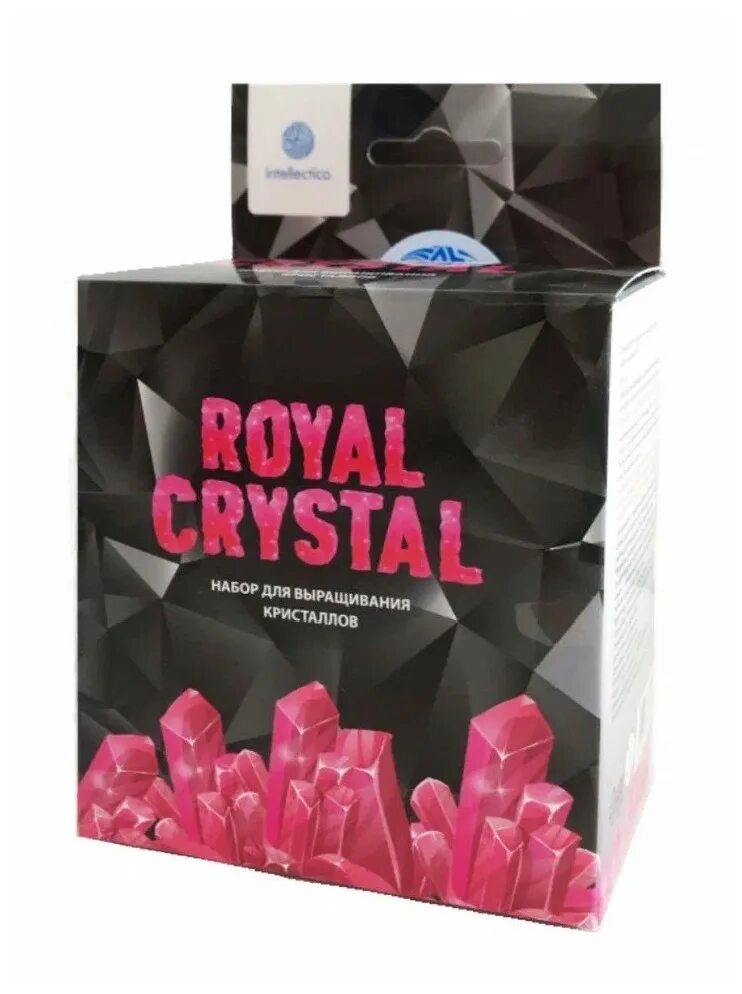 Crystal royal. Научно-познавательный набор для проведения опытов "Royal Crystal" 513. Intellectico Royal Crystal. Набор для выращивания кристаллов. Набор для опытов Кристалл.