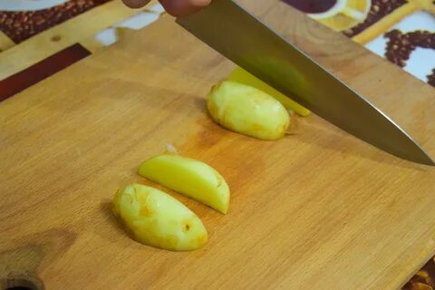 Режу картошку