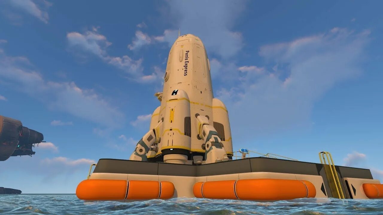End launch. Субнаутика ракета Нептун. Спасательная ракета Нептун Subnautica. Subnautica ракета. Ракета Нептун из Subnautica.