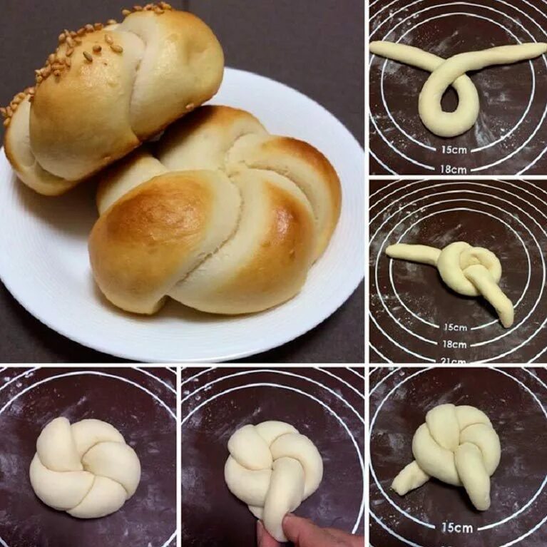 Выпечка красивые булочки