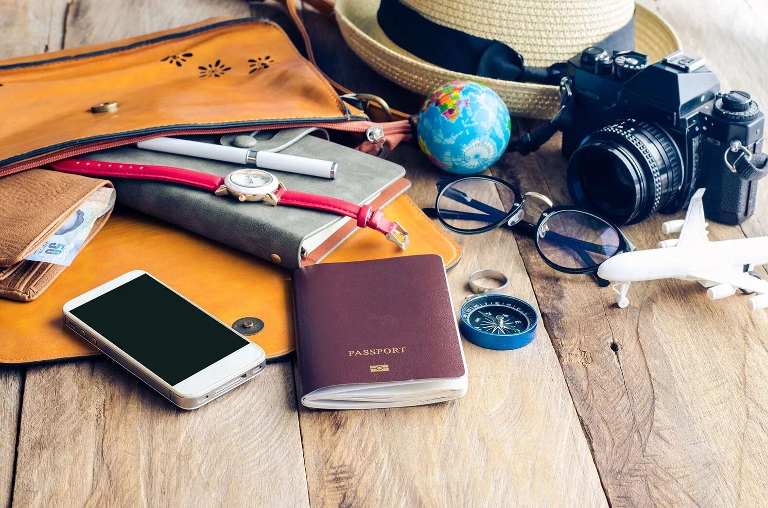 Аксессуары для путешествий. Трэвел фотография. Travel items_1.