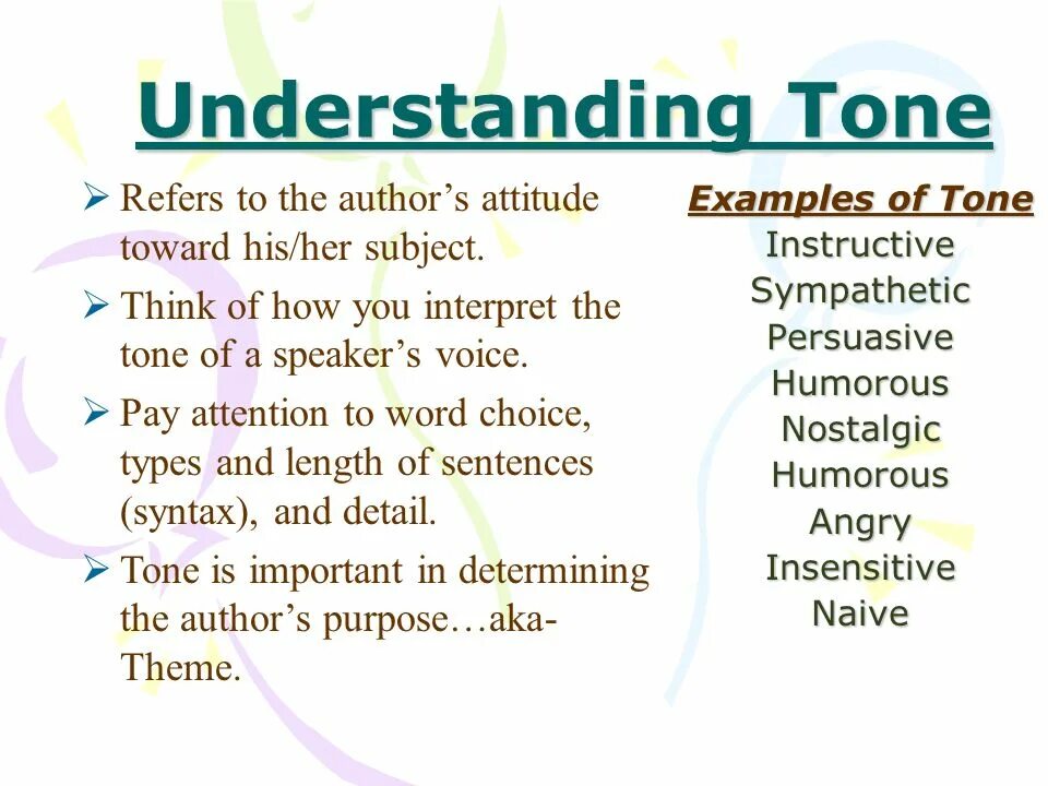Mood examples