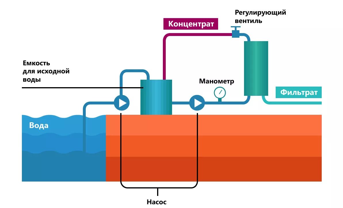 правильная последовательность процесса питания фильтрата