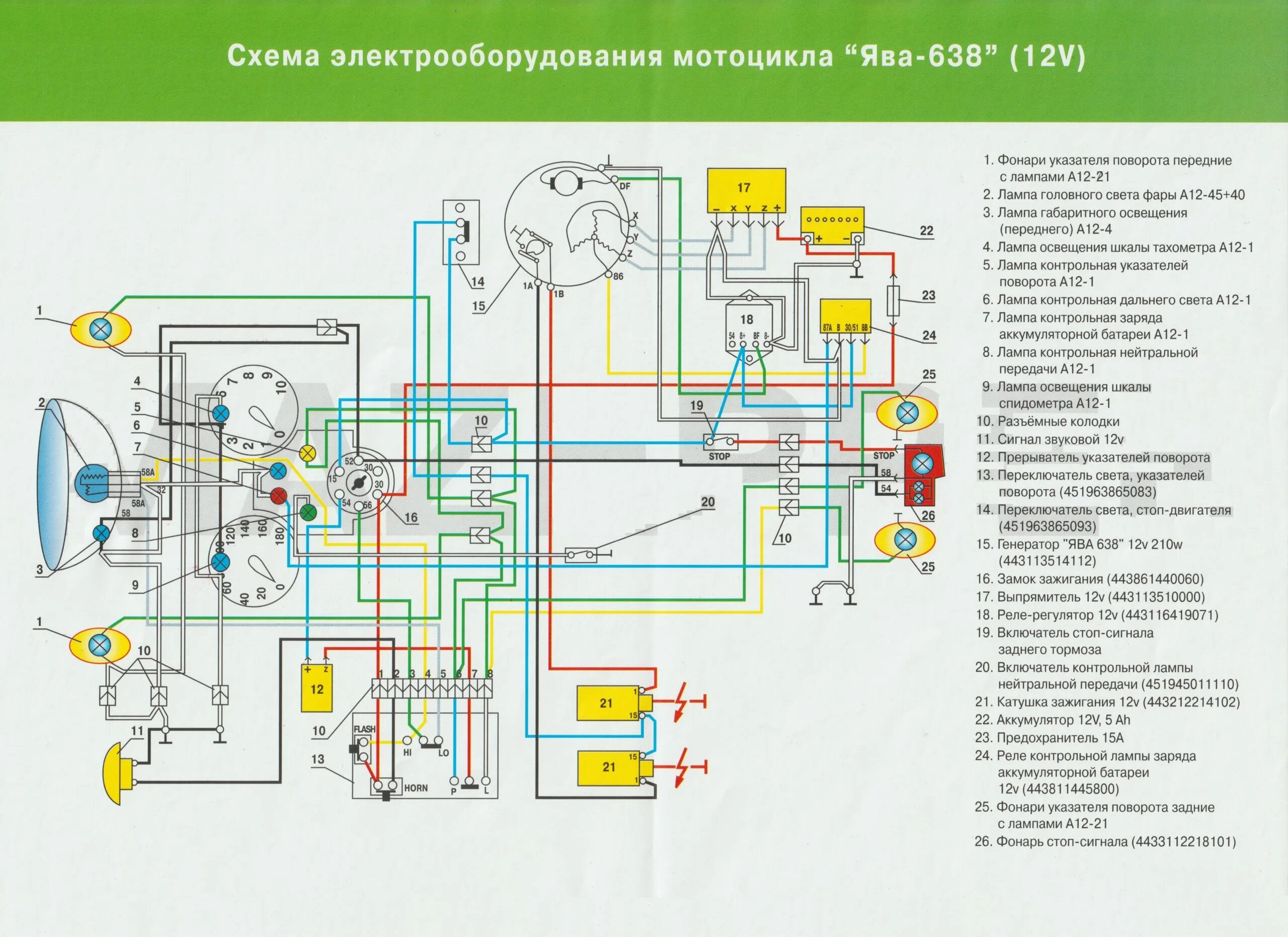 Ява 638 схема электрооборудования 12 вольт. Схема электрооборудования Ява 638 12в. Схема проводки Ява 638. Схема электрооборудования Ява 350 638.