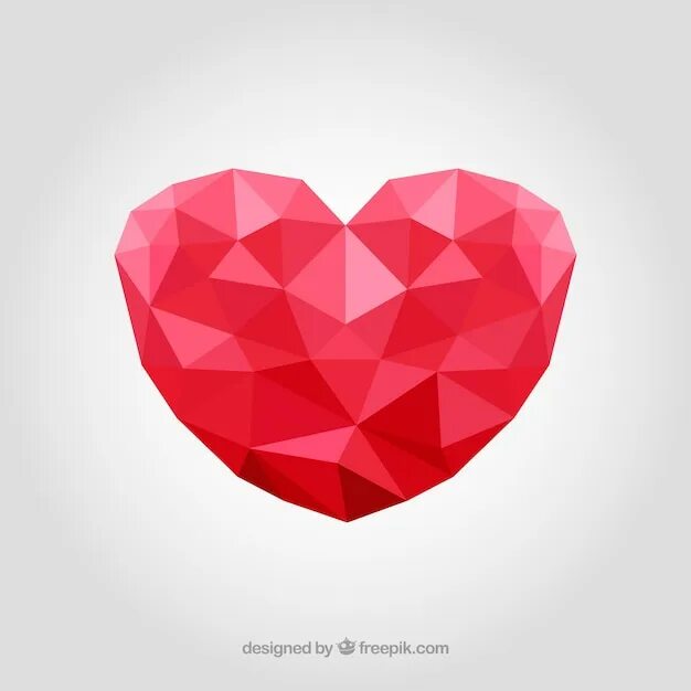 Polygon heart