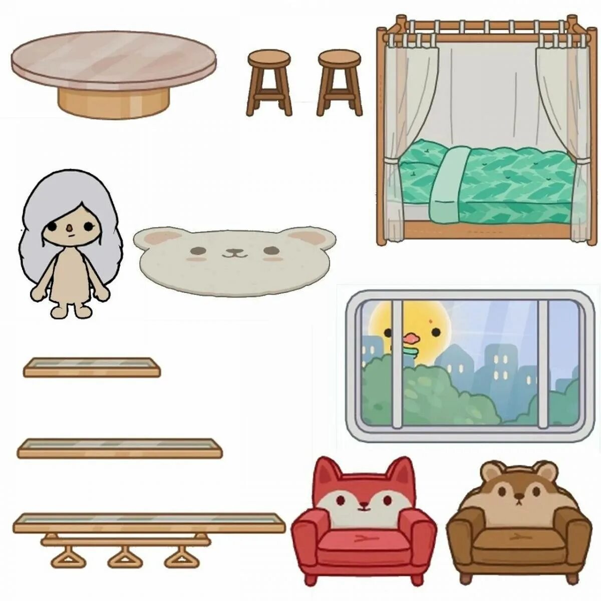 Toca boca вырезать