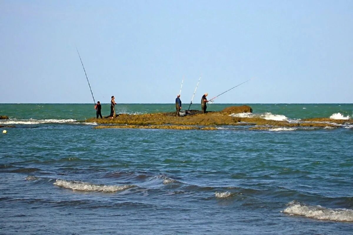 Каспийск рыбалка на море