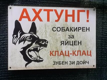 Злюкен собакен яйцен клац клац