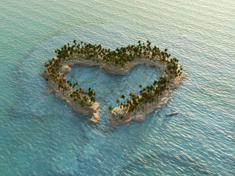 Остров в форме сердца. Море в виде сердца. Озеро в виде сердца. Остров в форме сердца в океане.