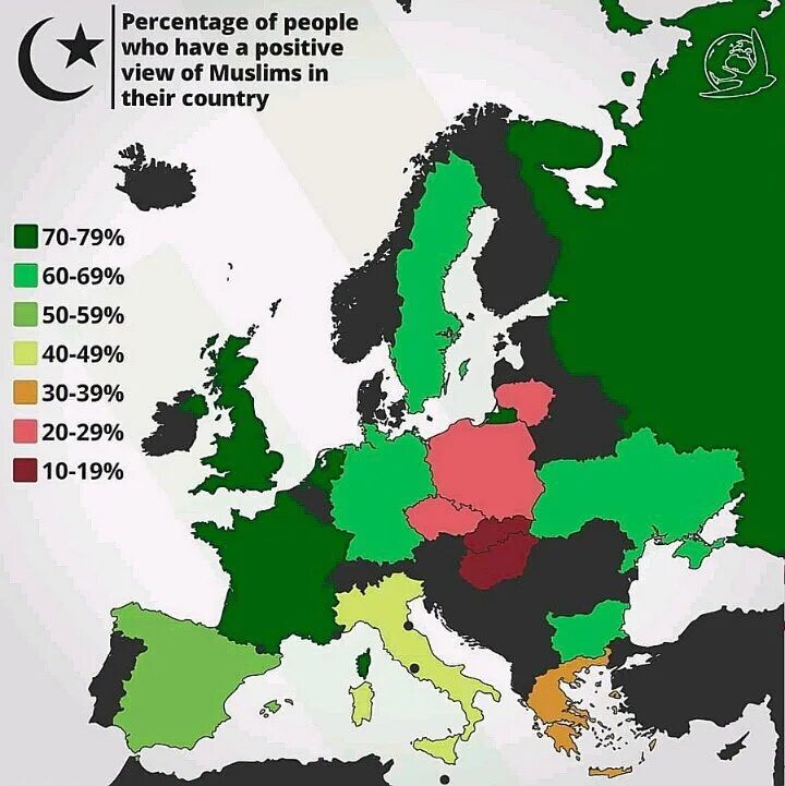 Мусульманские республики россии. Процент Ислама в Европе. Мусульмане в Европе карта. Процент мусульман в европейских странах.