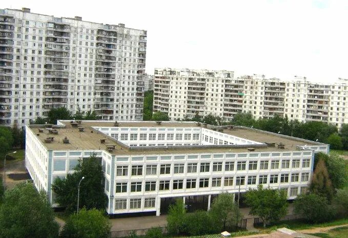 Панорама: Школа Бибирево, школьное отделение № 4, общеобразовательная школа, ул.