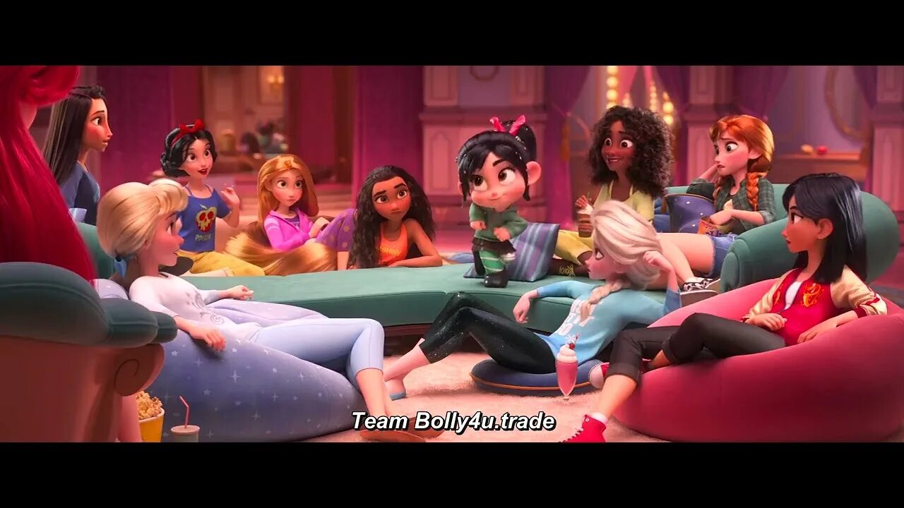 Ральф против интернета персонажи принцессы. Ральф против интернета (2018). Рапунцель и ванилопа. Ральф мультфильм принцессы. Ральф 2 принцессы диснея.