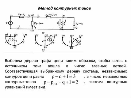 Схема размыкание цепи