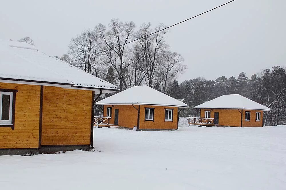 Отдых на оке в домиках недорого московская. Загородный отель Лесные Поляны. Дачный отель Лесные Поляны Тульская область. Домики на Оке. База отдыха на Оке домики.