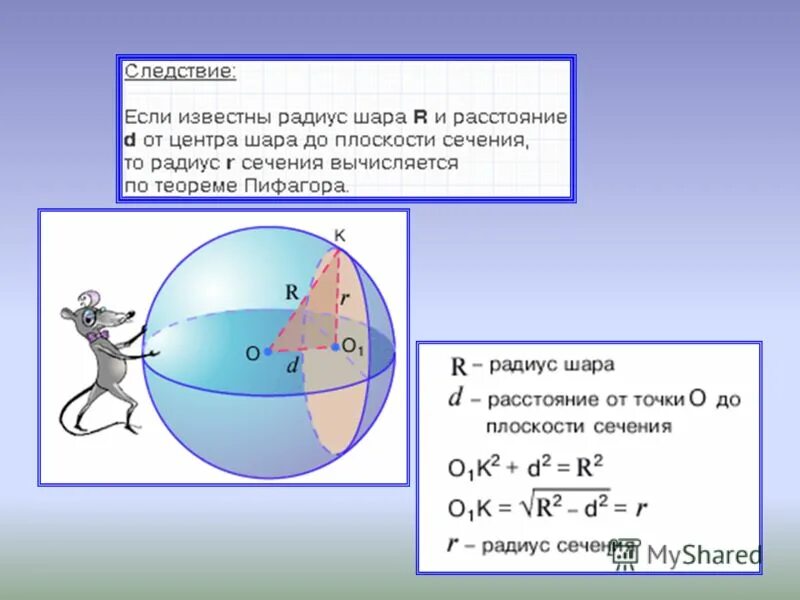 Как называется поверхность шара