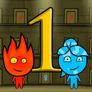 огонь и вода: Лесной храм Огонь и вода 5 - Fireboy and Watergirl Игра...