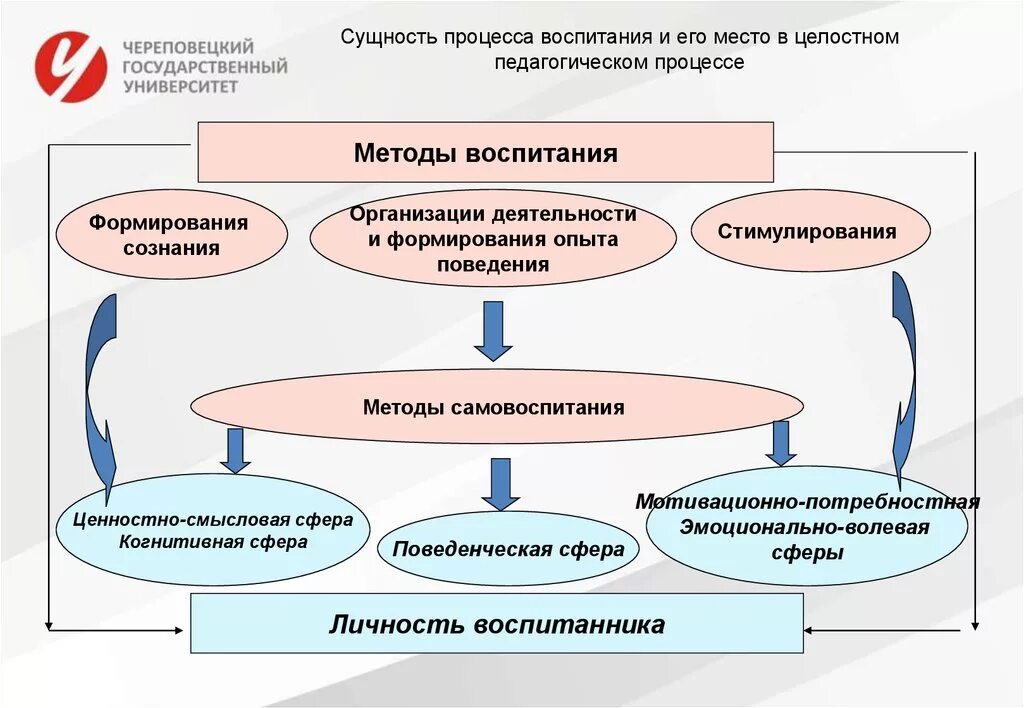 Методы воспитательной практики. Сущность процесса воспитания. Сущность воспитательного процесса. Структура педагогического процесса. Процесс воспитания в целостном педагогическом процессе.