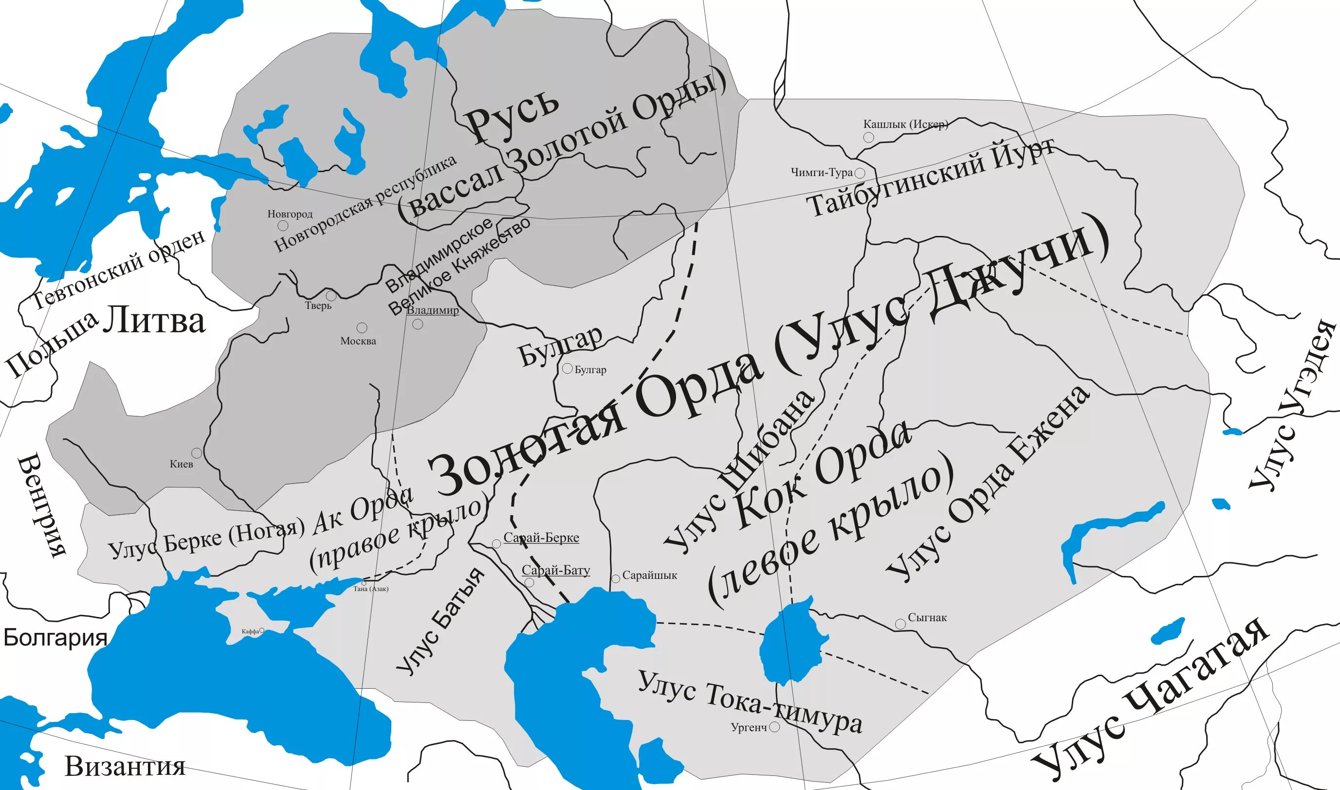 Улус Джучи Золотая Орда. Улус Джучи 13 век. Карта золотой орды улус Джучи. Улусы золотой орды на карте. Где живут ханы